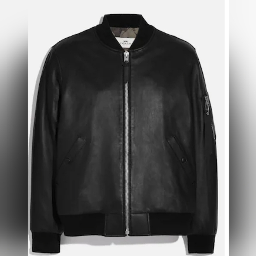 Coach leather jacket (Like New)
